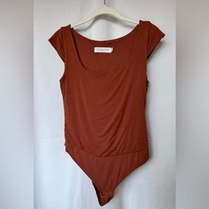 Nectar Orange bodysuit top